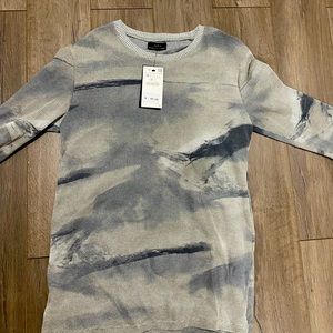 Zara waffle/thermal half sleeve shirt. Size M. Brand new